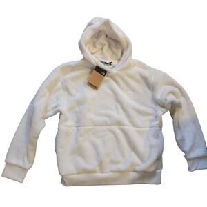 The North Face Dunraven Pullover Hoodie Jacket Womens Large Gardenia White